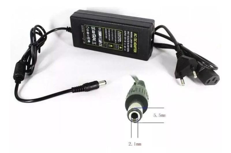 Fonte Original Asecam Speed Dome 12volts 5a Led Cctv Ptz