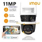 Câmera Ip Imou Cruiser Tripla Lente Panorâmica 11mp Luzativa Branco
